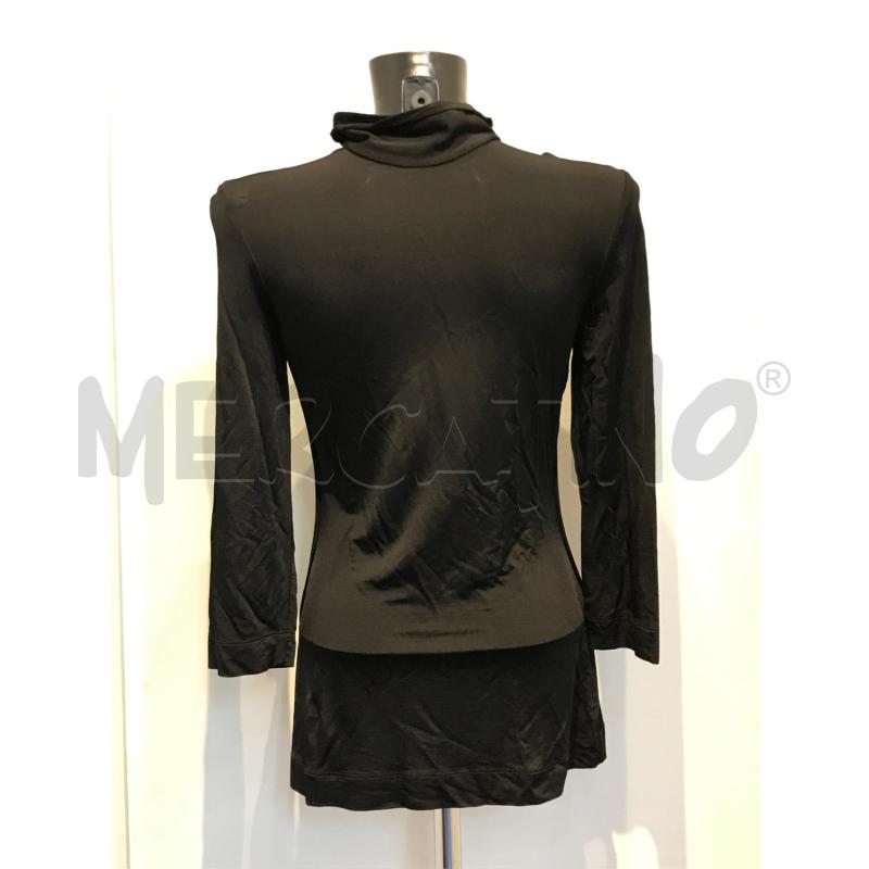 MAGLIA DONNA JUST CAVALLI NERA RETRO APERTO CON INTRCCIO  | Mercatino dell'Usato Moncalieri bengasi 2