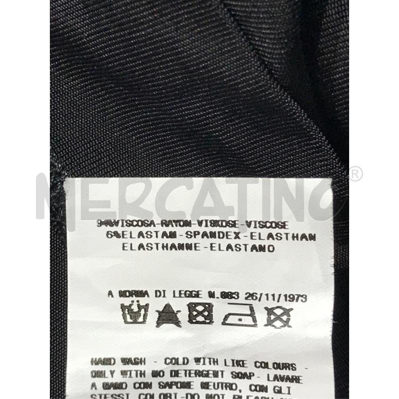 MAGLIA DONNA JUST CAVALLI NERA RETRO APERTO CON INTRCCIO  | Mercatino dell'Usato Moncalieri bengasi 4