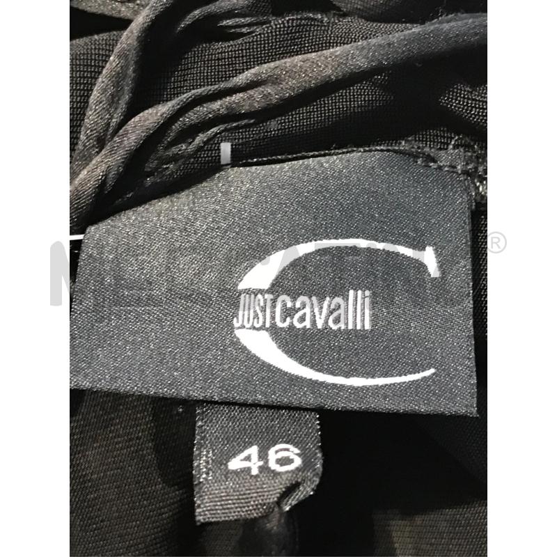MAGLIA DONNA JUST CAVALLI NERA RETRO APERTO CON INTRCCIO  | Mercatino dell'Usato Moncalieri bengasi 5