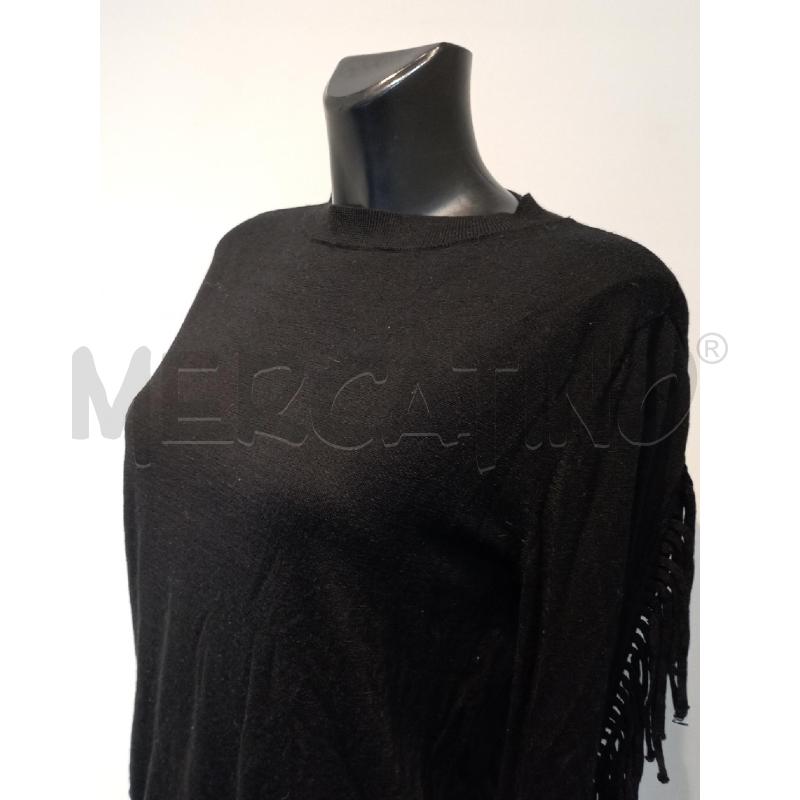MAGLIA DONNA KAOS NERA CON FRANGE | Mercatino dell'Usato Moncalieri bengasi 3