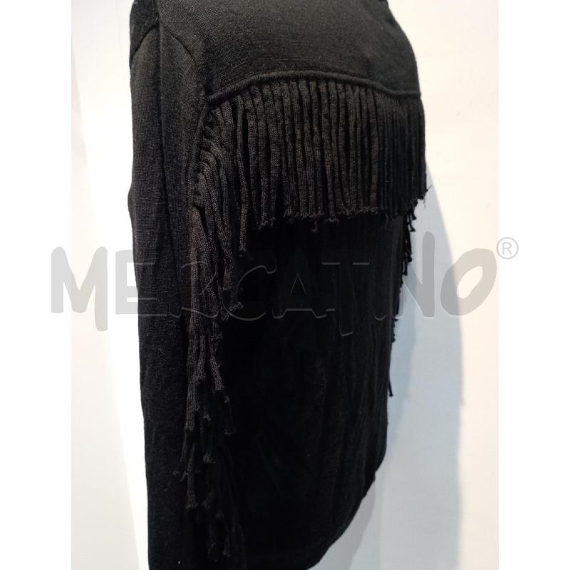 MAGLIA DONNA KAOS NERA CON FRANGE | Mercatino dell'Usato Moncalieri bengasi 4