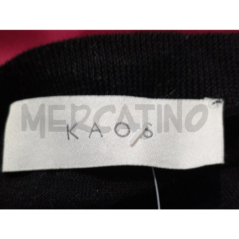 MAGLIA DONNA KAOS NERA CON FRANGE | Mercatino dell'Usato Moncalieri bengasi 5