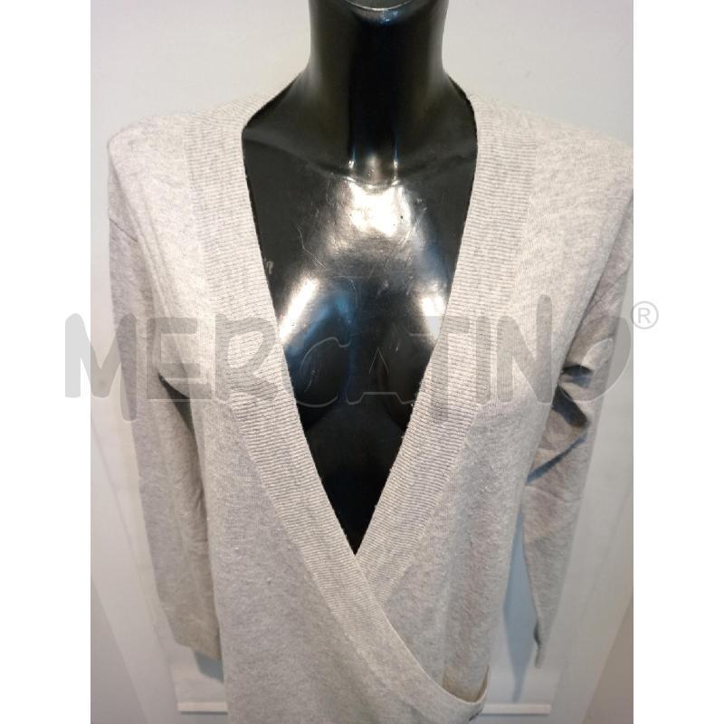 MAGLIA DONNA KARLLAGERFELD GRIGIO INCROCIATO | Mercatino dell'Usato Moncalieri bengasi 3