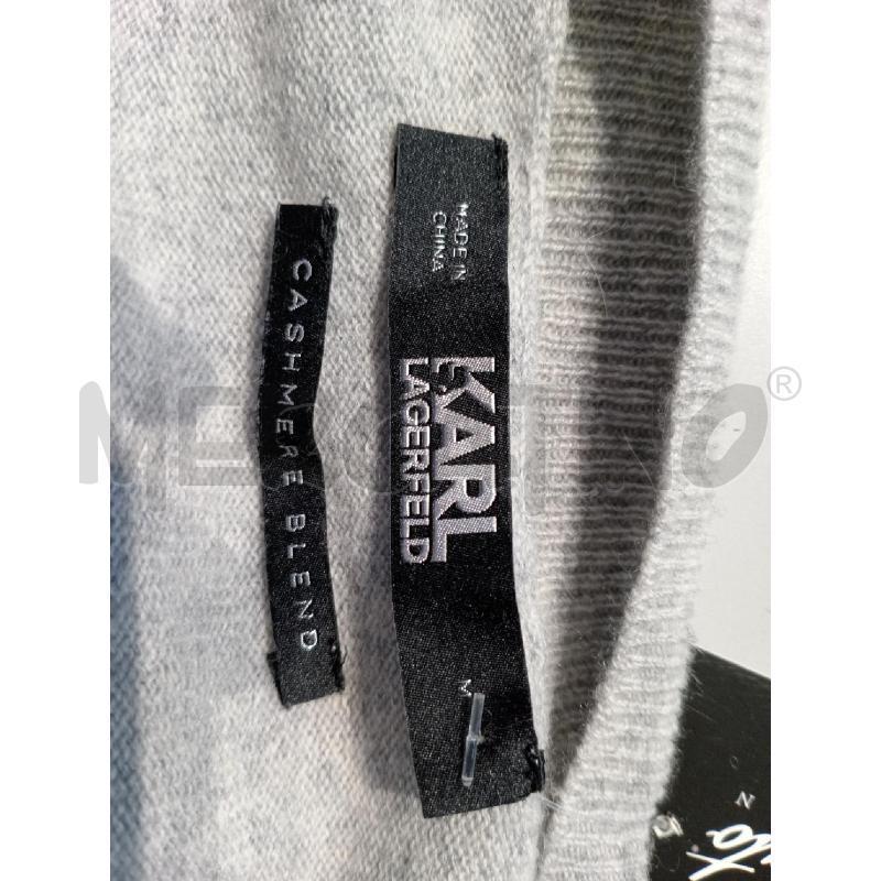 MAGLIA DONNA KARLLAGERFELD GRIGIO INCROCIATO | Mercatino dell'Usato Moncalieri bengasi 5