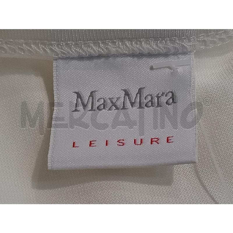 MAGLIA DONNA MAX MARA BIANCA MANICA TREQUARTI  | Mercatino dell'Usato Moncalieri bengasi 4