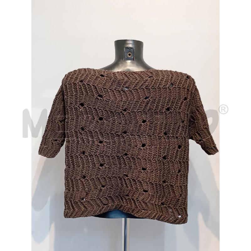 MAGLIA DONNA MAX MARA MARRONE COTONE | Mercatino dell'Usato Moncalieri bengasi 2