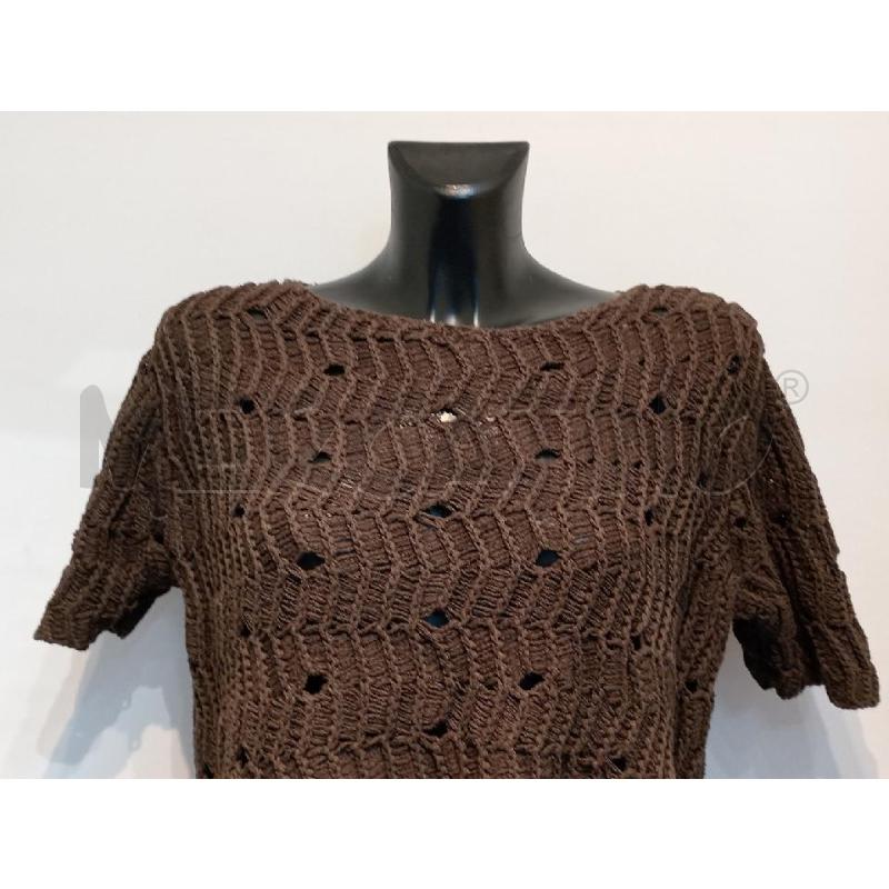MAGLIA DONNA MAX MARA MARRONE COTONE | Mercatino dell'Usato Moncalieri bengasi 3