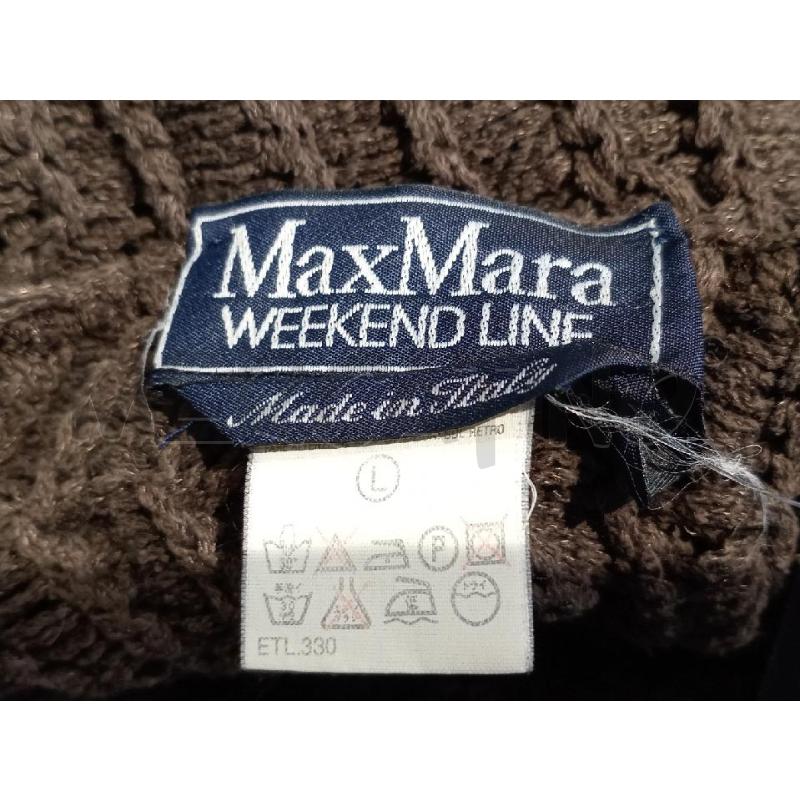 MAGLIA DONNA MAX MARA MARRONE COTONE | Mercatino dell'Usato Moncalieri bengasi 5