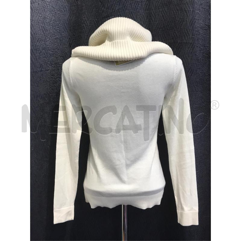 MAGLIA DONNA MICHAEL KORS BIANCA CON COLLO STACCABILE | Mercatino dell'Usato Moncalieri bengasi 2