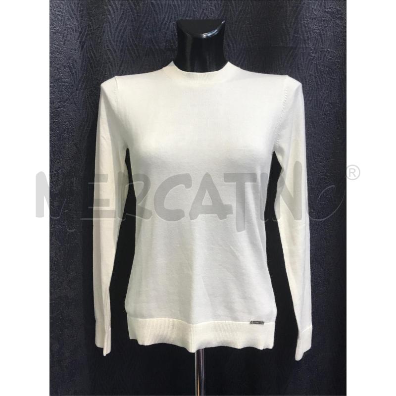 MAGLIA DONNA MICHAEL KORS BIANCA CON COLLO STACCABILE | Mercatino dell'Usato Moncalieri bengasi 3