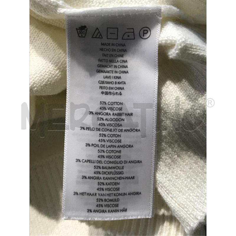 MAGLIA DONNA MICHAEL KORS BIANCA CON COLLO STACCABILE | Mercatino dell'Usato Moncalieri bengasi 4