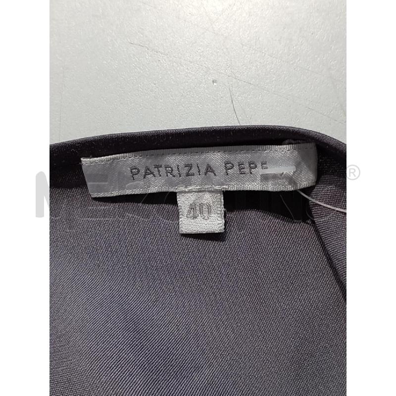MAGLIA DONNA PATRIZIA PEPE GRIGIA RASO CON BORDO PIZZO | Mercatino dell'Usato Moncalieri bengasi 5