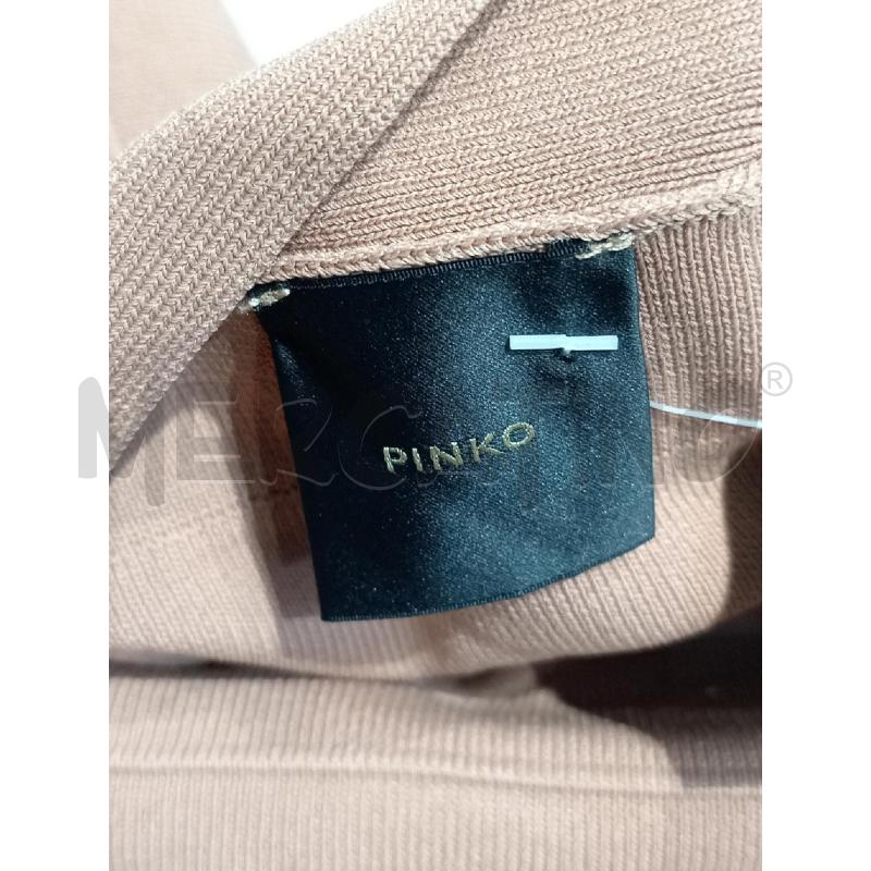 MAGLIA DONNA PINCO COLOR CARNE LOGATA BOTTONO DORATI  | Mercatino dell'Usato Moncalieri bengasi 5