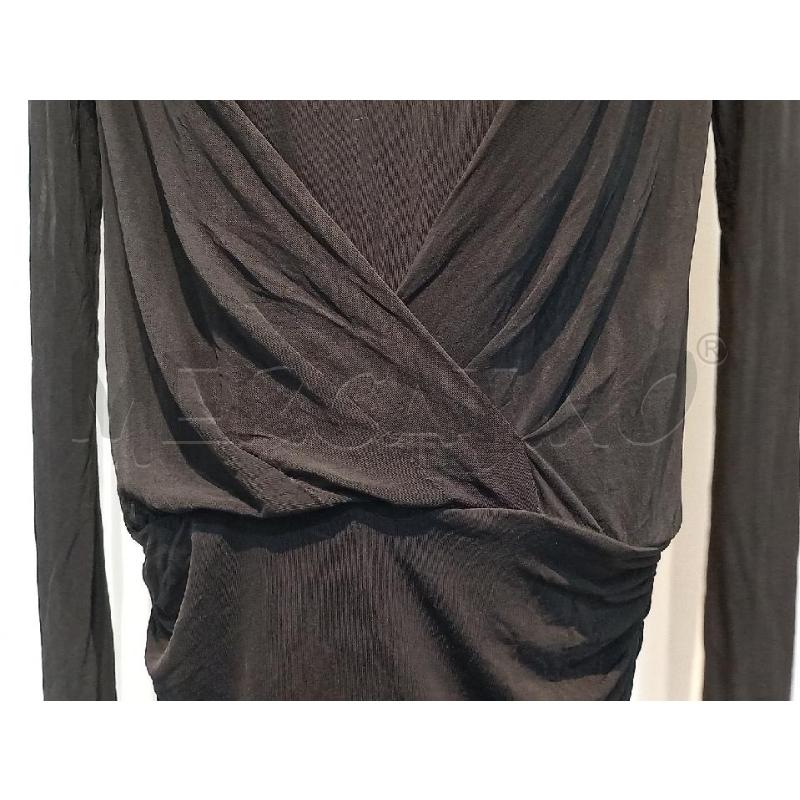 MAGLIA DONNA PINKO NERA CON VOILE | Mercatino dell'Usato Moncalieri bengasi 4