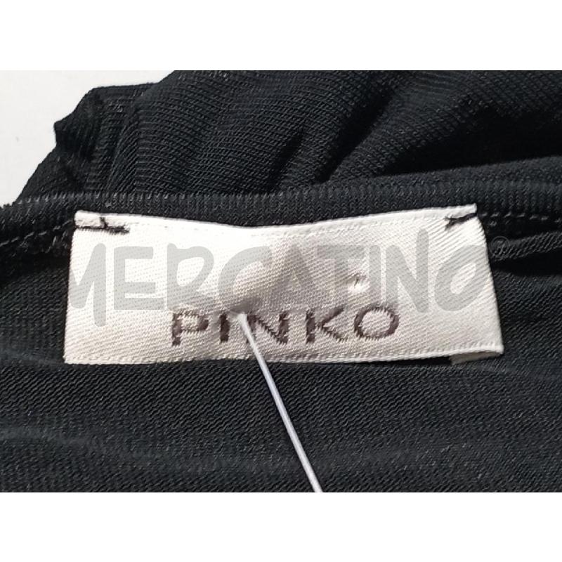 MAGLIA DONNA PINKO NERA CON VOILE | Mercatino dell'Usato Moncalieri bengasi 5