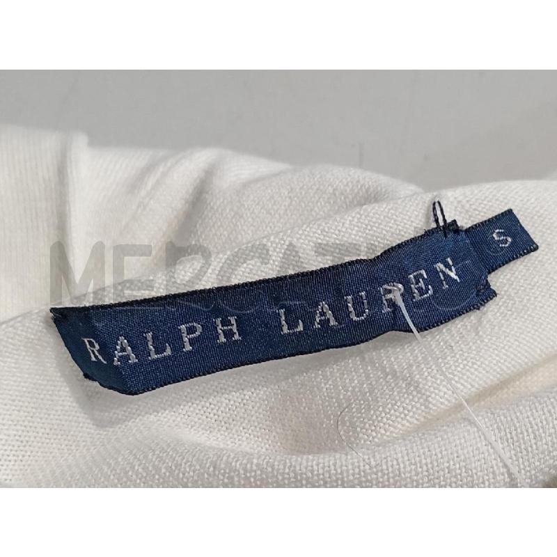 MAGLIA DONNA POLO RALPH LAUREN BIANCO SCOLLO V | Mercatino dell'Usato Moncalieri bengasi 5