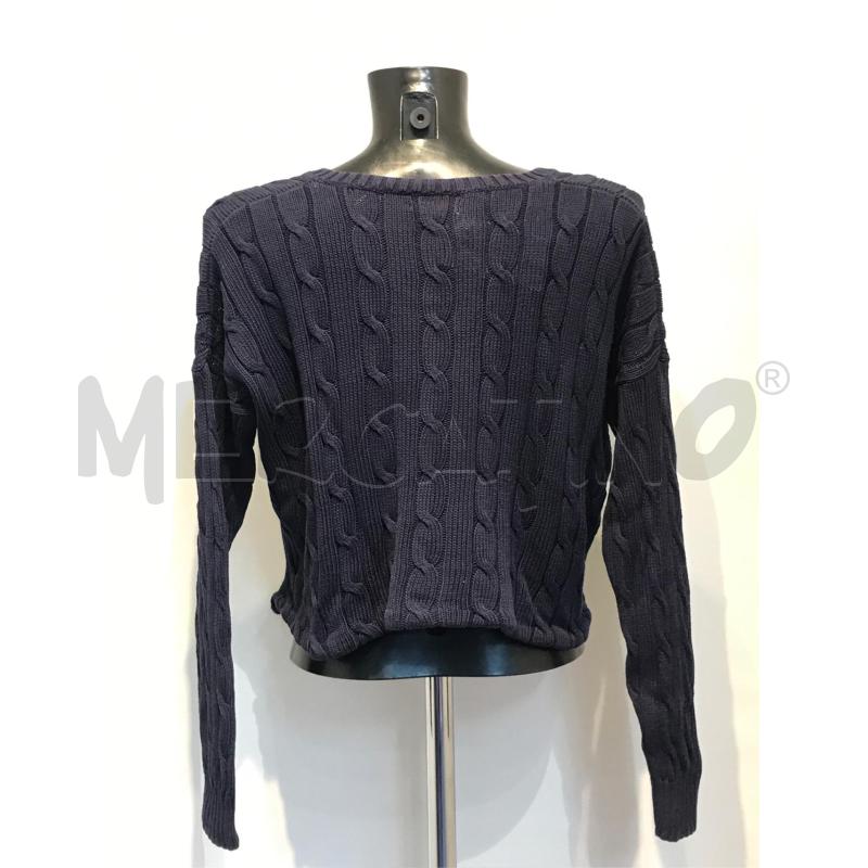 MAGLIA DONNA POLO RALPH LAUREN BLU LARGA SCOLLO V  | Mercatino dell'Usato Moncalieri bengasi 2