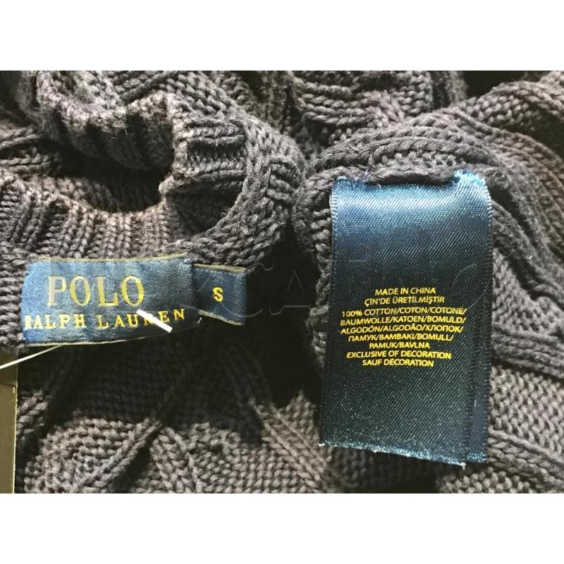 MAGLIA DONNA POLO RALPH LAUREN BLU LARGA SCOLLO V  | Mercatino dell'Usato Moncalieri bengasi 5