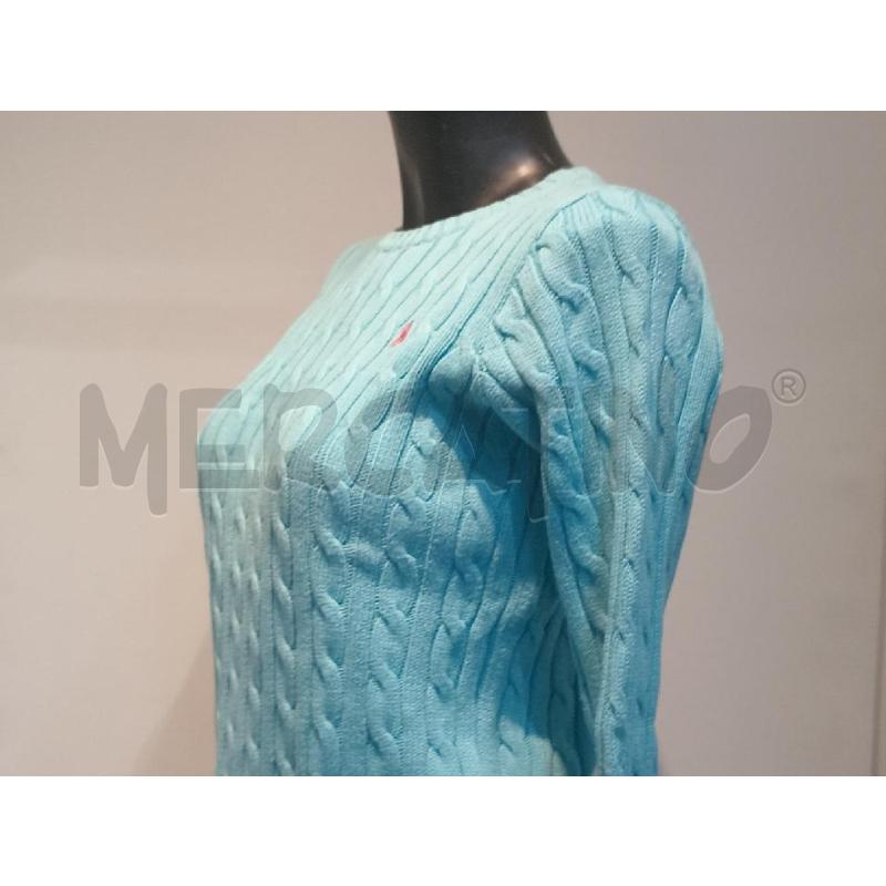 MAGLIA DONNA RALPH LAUREN AZZURRA | Mercatino dell'Usato Moncalieri bengasi 3