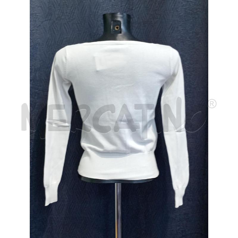 MAGLIA DONNA RALPH LAUREN BIANCA SCOLLO V | Mercatino dell'Usato Moncalieri bengasi 2