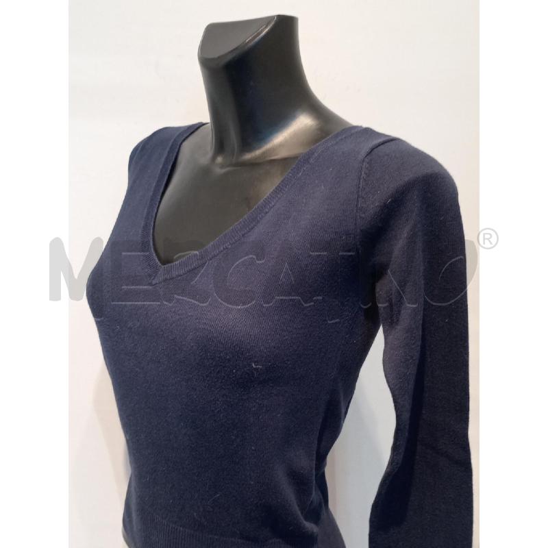 MAGLIA DONNA RALPH LAUREN BLU SCOLLO V | Mercatino dell'Usato Moncalieri bengasi 3