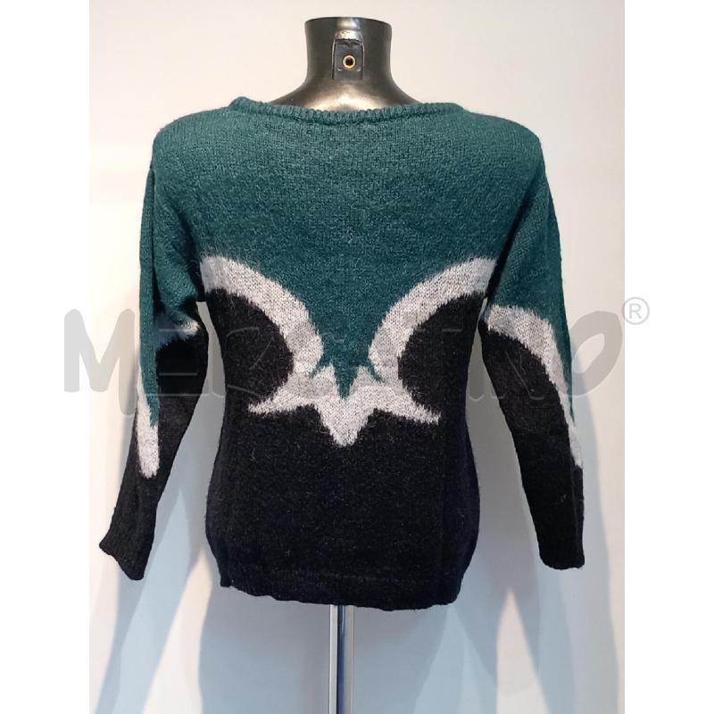 MAGLIA DONNA RAQUEL ROSE VERDE NERA | Mercatino dell'Usato Moncalieri bengasi 2