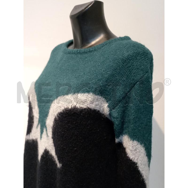 MAGLIA DONNA RAQUEL ROSE VERDE NERA | Mercatino dell'Usato Moncalieri bengasi 3