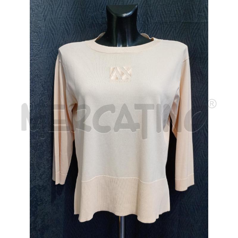 MAGLIA DONNA RMANI EXCHANGE ROSA CIPRIA  | Mercatino dell'Usato Moncalieri bengasi 1