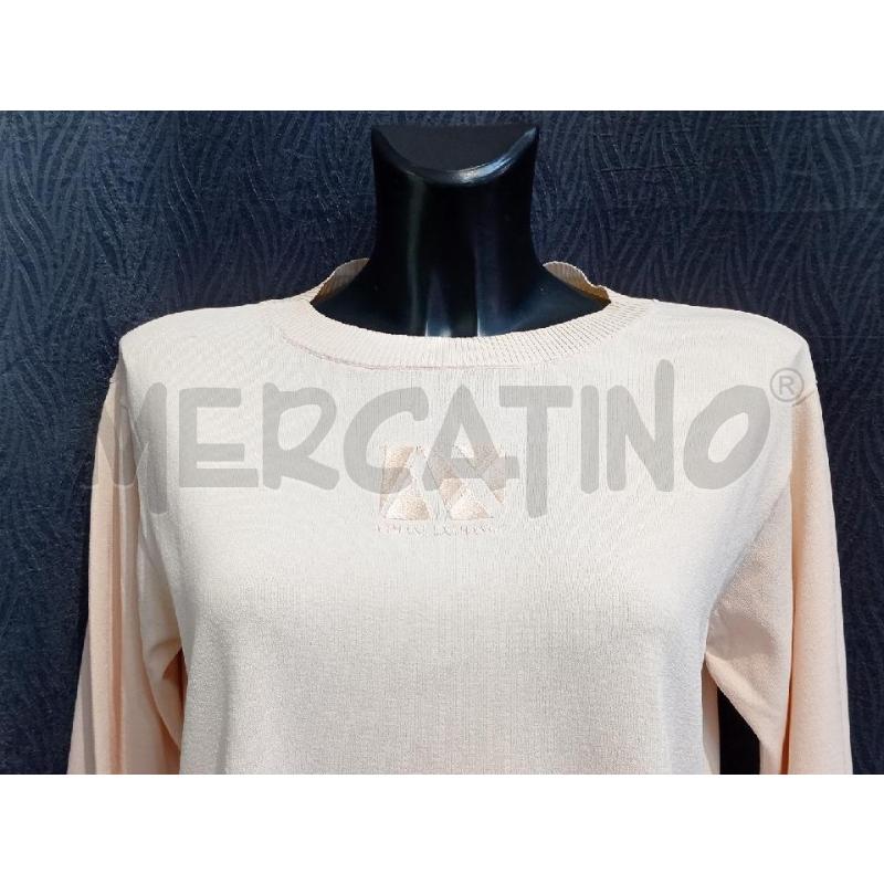 MAGLIA DONNA RMANI EXCHANGE ROSA CIPRIA  | Mercatino dell'Usato Moncalieri bengasi 3