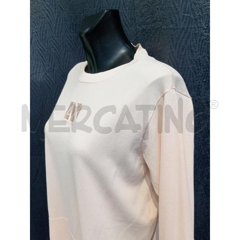 MAGLIA DONNA RMANI EXCHANGE ROSA CIPRIA  | Mercatino dell'Usato Moncalieri bengasi 4