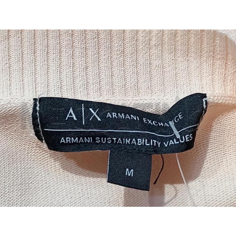 MAGLIA DONNA RMANI EXCHANGE ROSA CIPRIA  | Mercatino dell'Usato Moncalieri bengasi 5