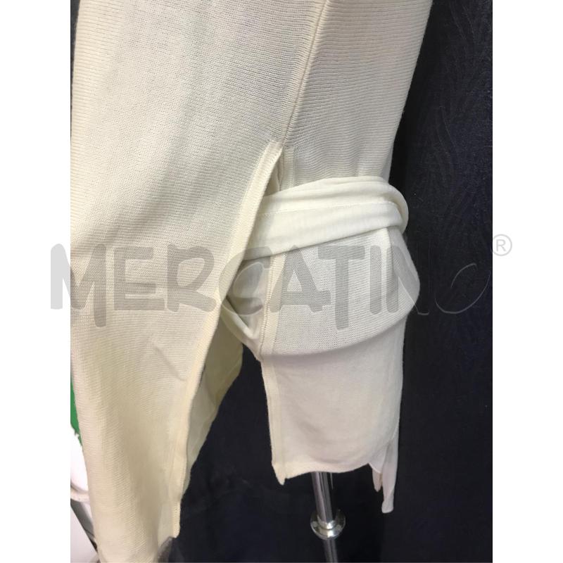 MAGLIA DONNA SARAH PACINI BIANCA CON CINTURA | Mercatino dell'Usato Moncalieri bengasi 3