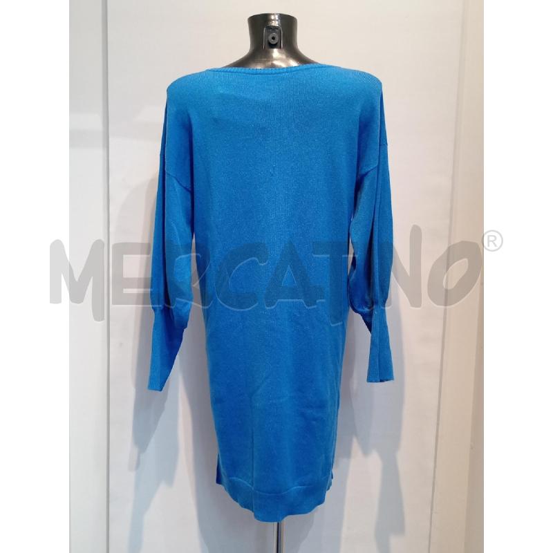 MAGLIA DONNA SETTEFILI CASHMIRE AZZURRA LUNGA | Mercatino dell'Usato Moncalieri bengasi 2