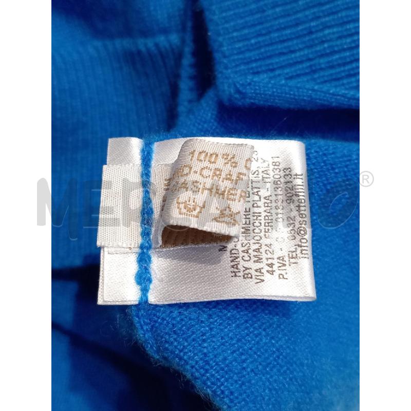 MAGLIA DONNA SETTEFILI CASHMIRE AZZURRA LUNGA | Mercatino dell'Usato Moncalieri bengasi 4