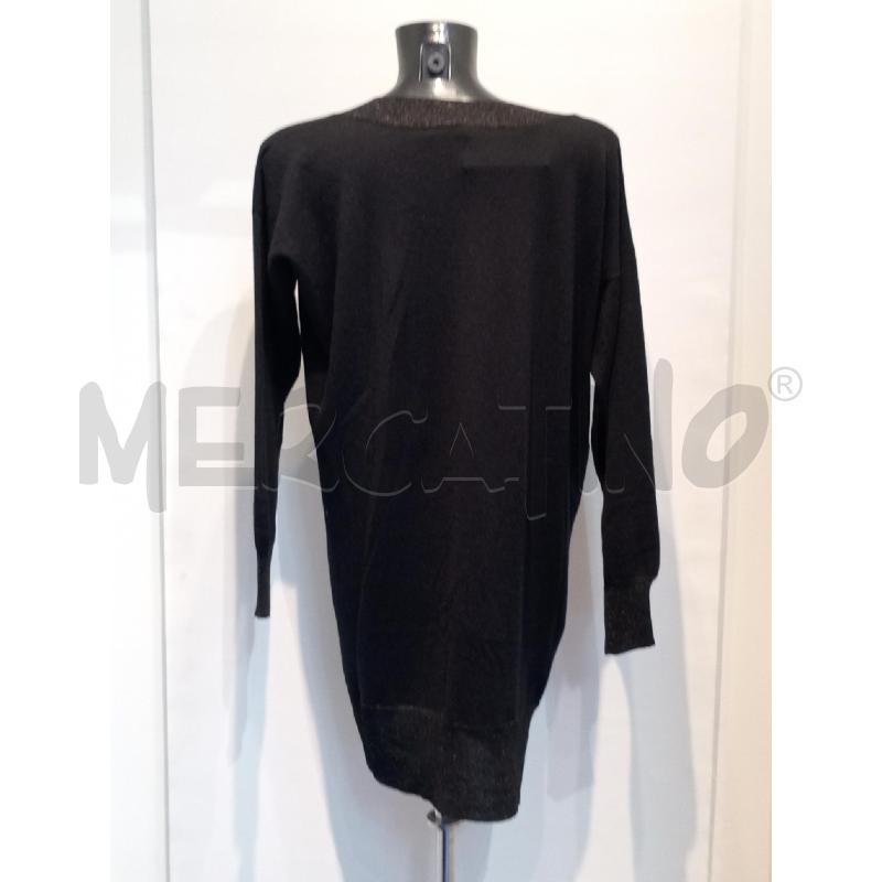 MAGLIA DONNA SETTEFILI CASHMIRE NERO SCOLLO V LUREX | Mercatino dell'Usato Moncalieri bengasi 2