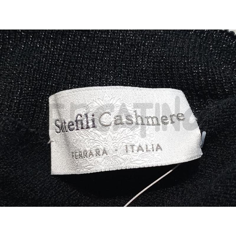 MAGLIA DONNA SETTEFILI CASHMIRE NERO SCOLLO V LUREX | Mercatino dell'Usato Moncalieri bengasi 5