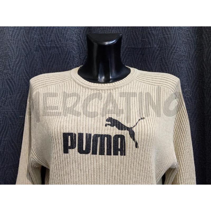 MAGLIA PUMA BEIGE CON LOGO NERO DAVANTI | Mercatino dell'Usato Moncalieri bengasi 4