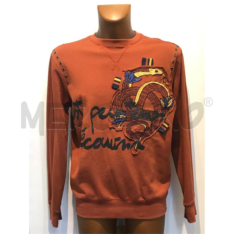 MAGLIA UOMO ANTONY MORATO MARRONE SERPENTE DAVANTI | Mercatino dell'Usato Moncalieri bengasi 1
