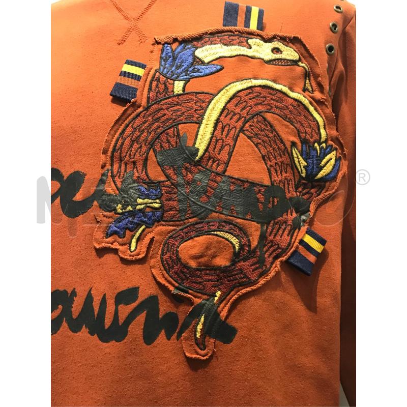 MAGLIA UOMO ANTONY MORATO MARRONE SERPENTE DAVANTI | Mercatino dell'Usato Moncalieri bengasi 3