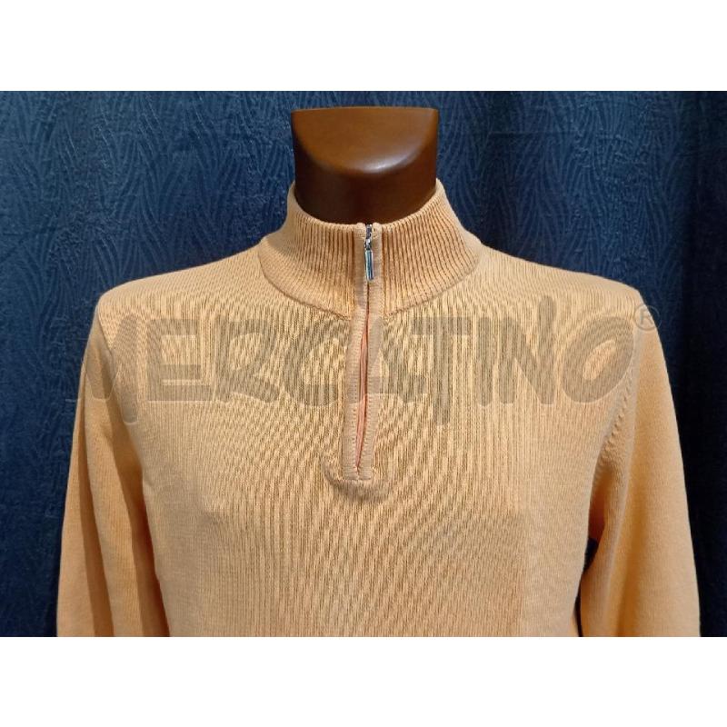 MAGLIA UOMO BOGGI ARANCIONE CERNIERA MEZZA | Mercatino dell'Usato Moncalieri bengasi 4