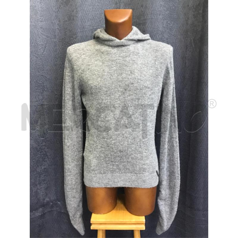 MAGLIA UOMO DSQUARED 2 GRIGIA CON CAPPUCCIO | Mercatino dell'Usato Moncalieri bengasi 1