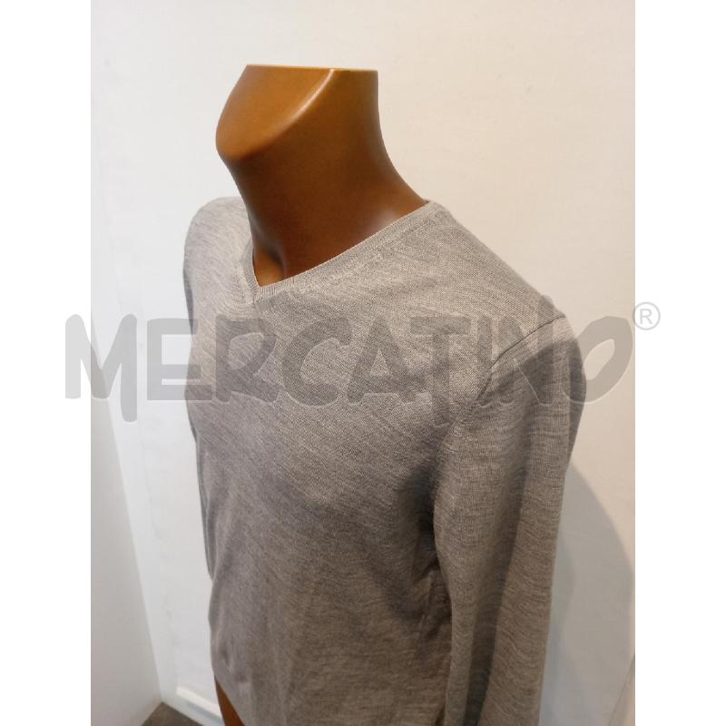 MAGLIA UOMO PAOLO PECORA GRIGIO SCOLLO V | Mercatino dell'Usato Moncalieri bengasi 4
