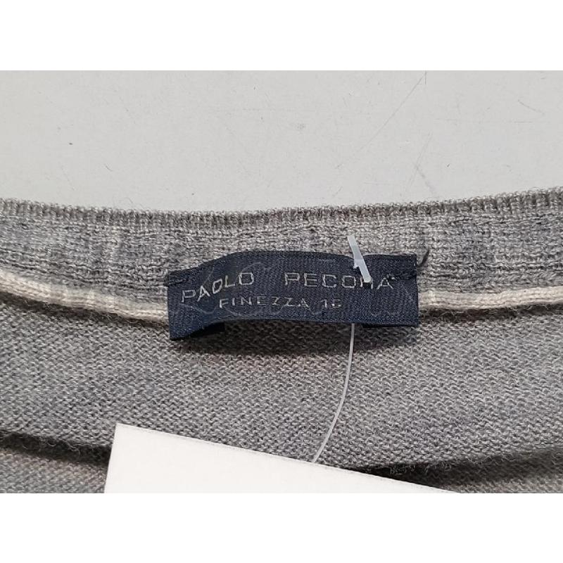 MAGLIA UOMO PAOLO PECORA GRIGIO SCOLLO V | Mercatino dell'Usato Moncalieri bengasi 5