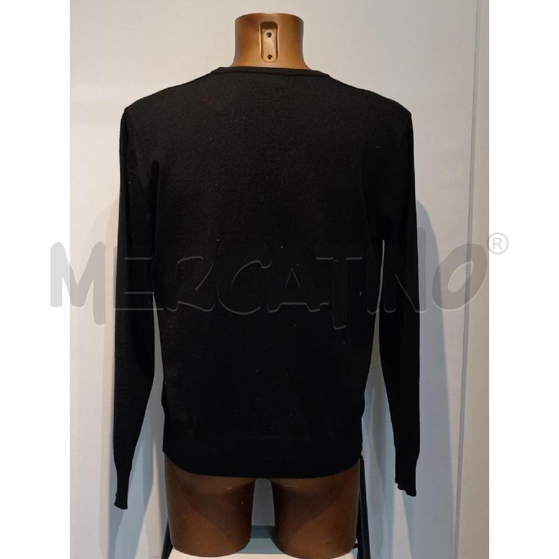 MAGLIA UOMO ROBE DI KAPPA NERA SCOLLO V | Mercatino dell'Usato Moncalieri bengasi 2
