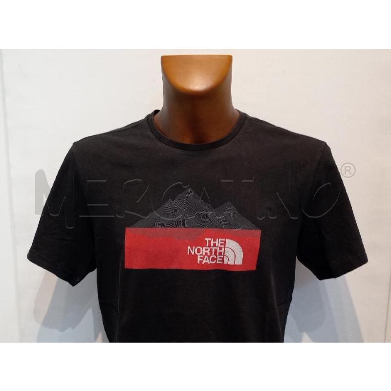 MAGLIA UOMO THE NORTH FACE NERA LOGO ROSSO | Mercatino dell'Usato Moncalieri bengasi 3