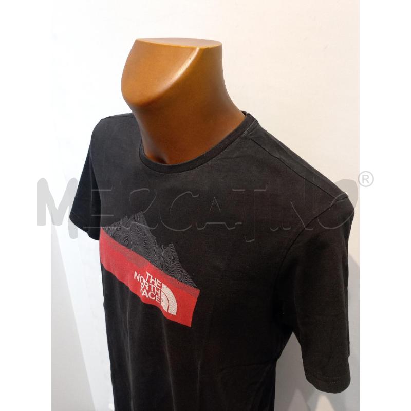MAGLIA UOMO THE NORTH FACE NERA LOGO ROSSO | Mercatino dell'Usato Moncalieri bengasi 4