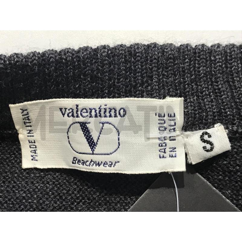 MAGLIA UOMO VALENTINO GRIGIO CON LOGO LATERALE SCOLLO V | Mercatino dell'Usato Moncalieri bengasi 5