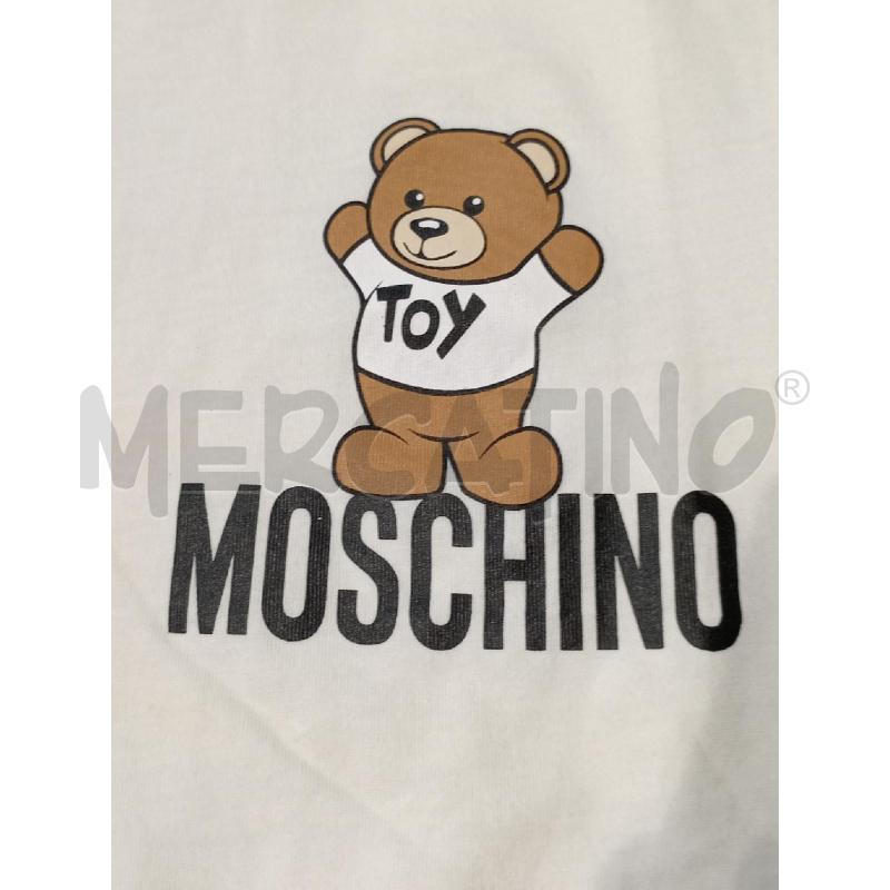 MAGLIETTA BAMBINA MOSCHINO BIANCA CON ORSETTO | Mercatino dell'Usato Moncalieri bengasi 3