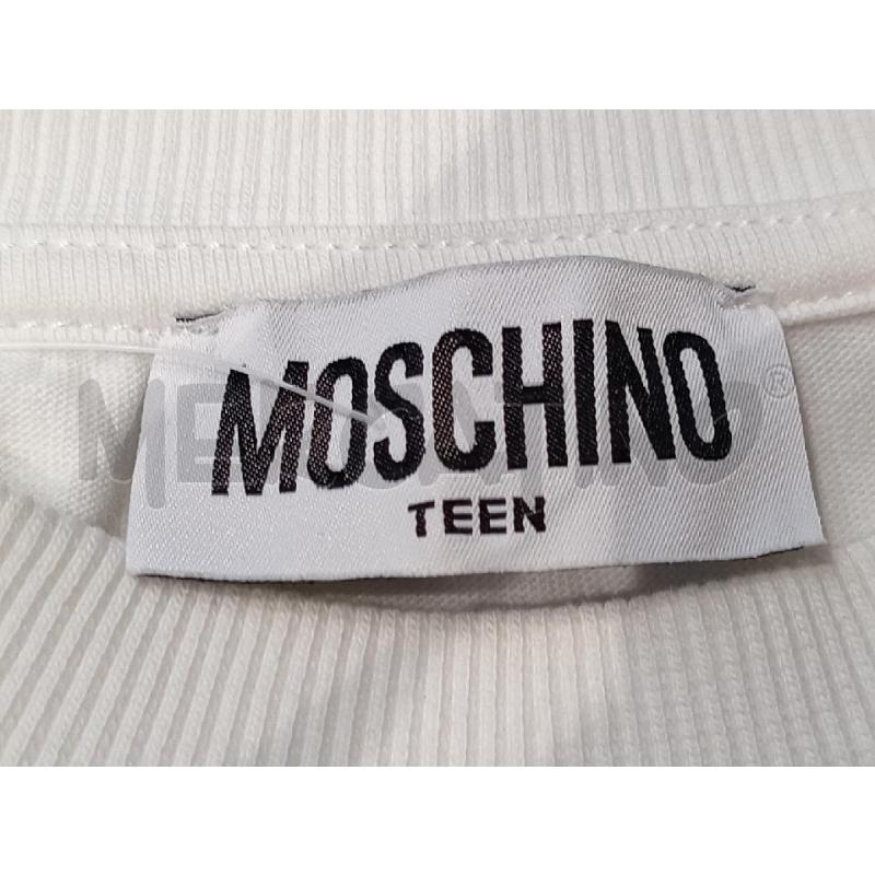 MAGLIETTA BAMBINA MOSCHINO BIANCA CON ORSETTO | Mercatino dell'Usato Moncalieri bengasi 5