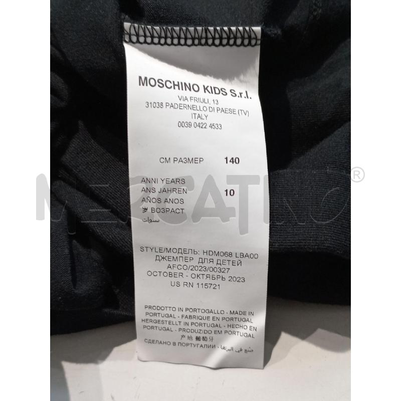 MAGLIETTA BAMBINA MOSCHINO NERA ORSETTI | Mercatino dell'Usato Moncalieri bengasi 4